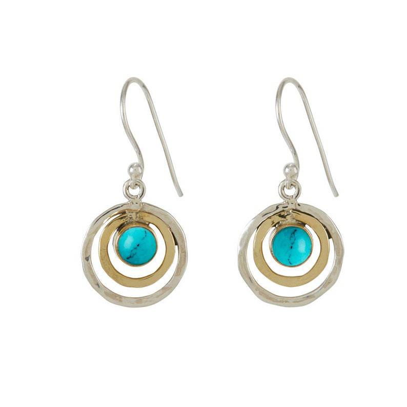 Cecily - Kolczyki Boho Saturn