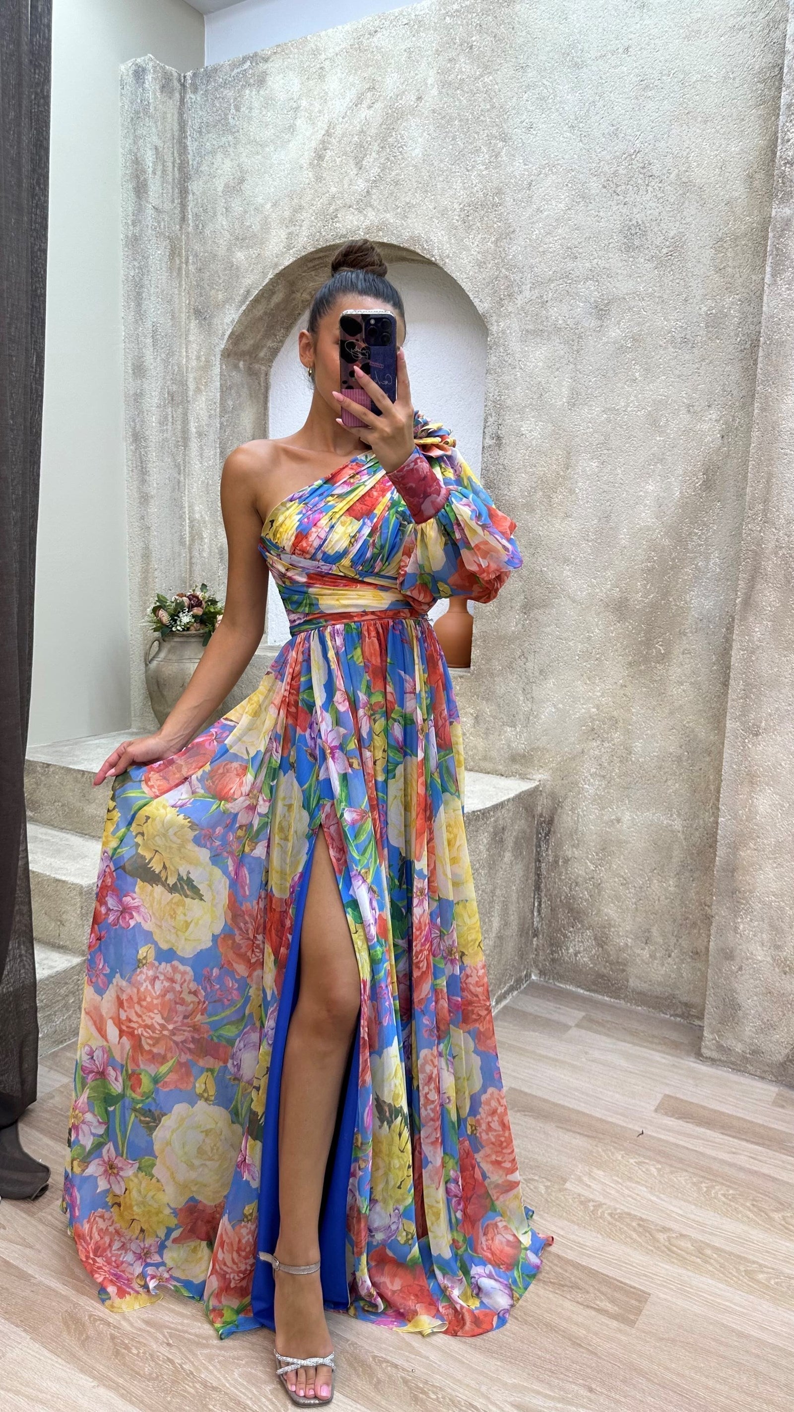 Mckenna - Promienna sukienka maxi