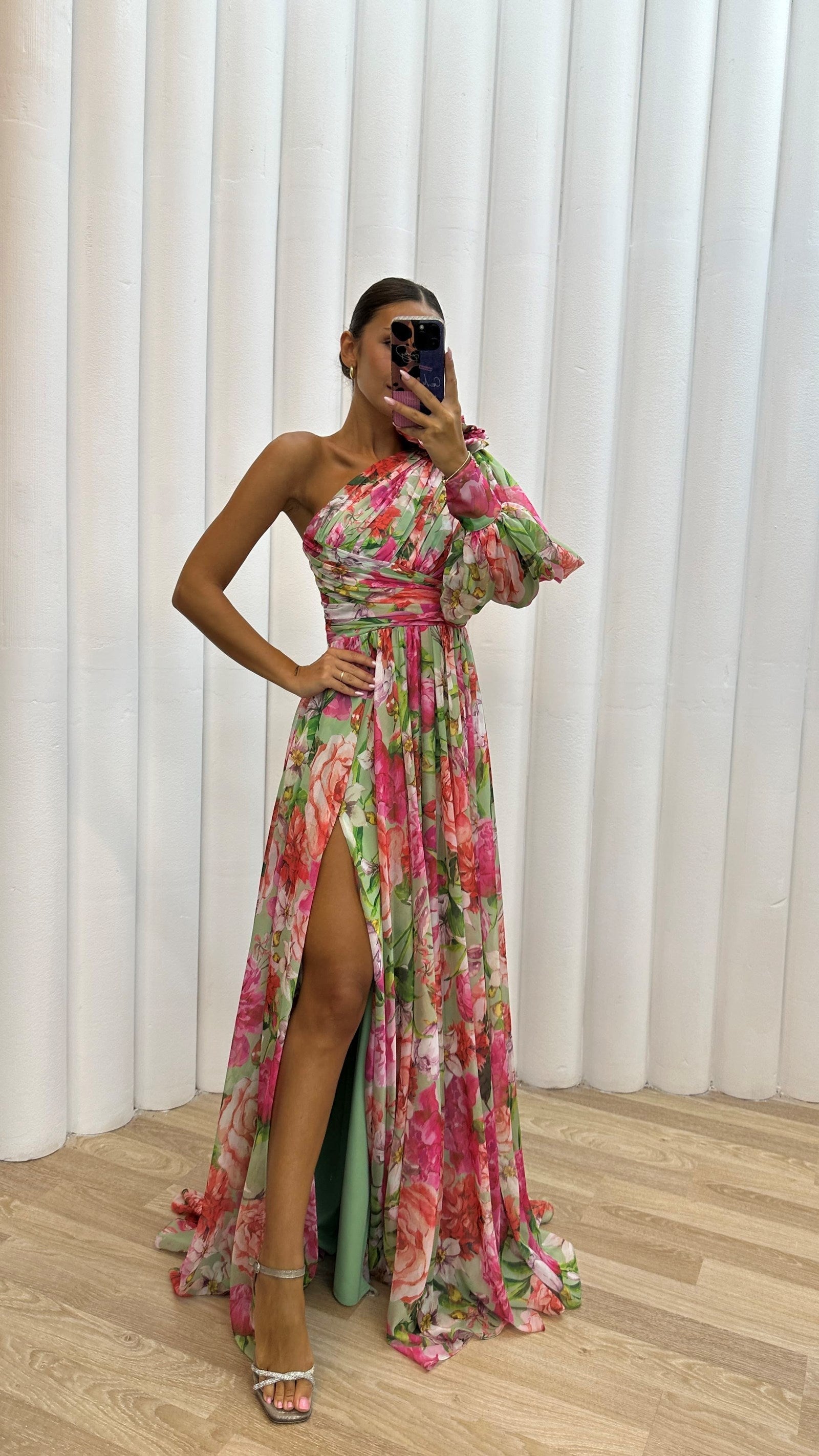 Mckenna - Promienna sukienka maxi
