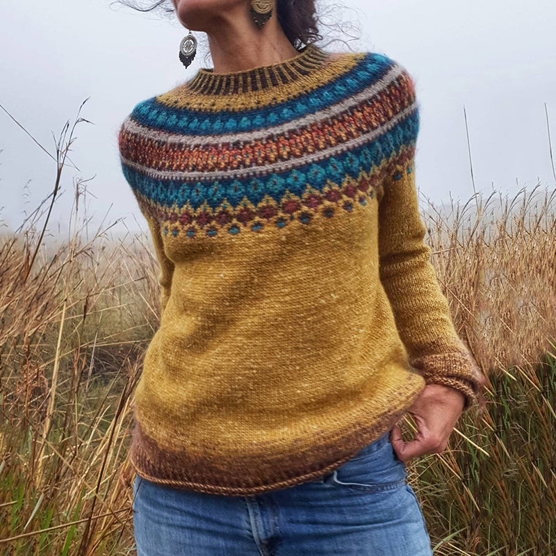 Autumn - Knitted Pullover Sweater