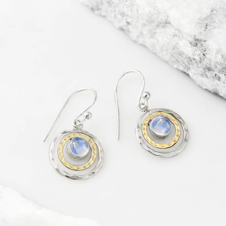 Cecily - Kolczyki Boho Saturn