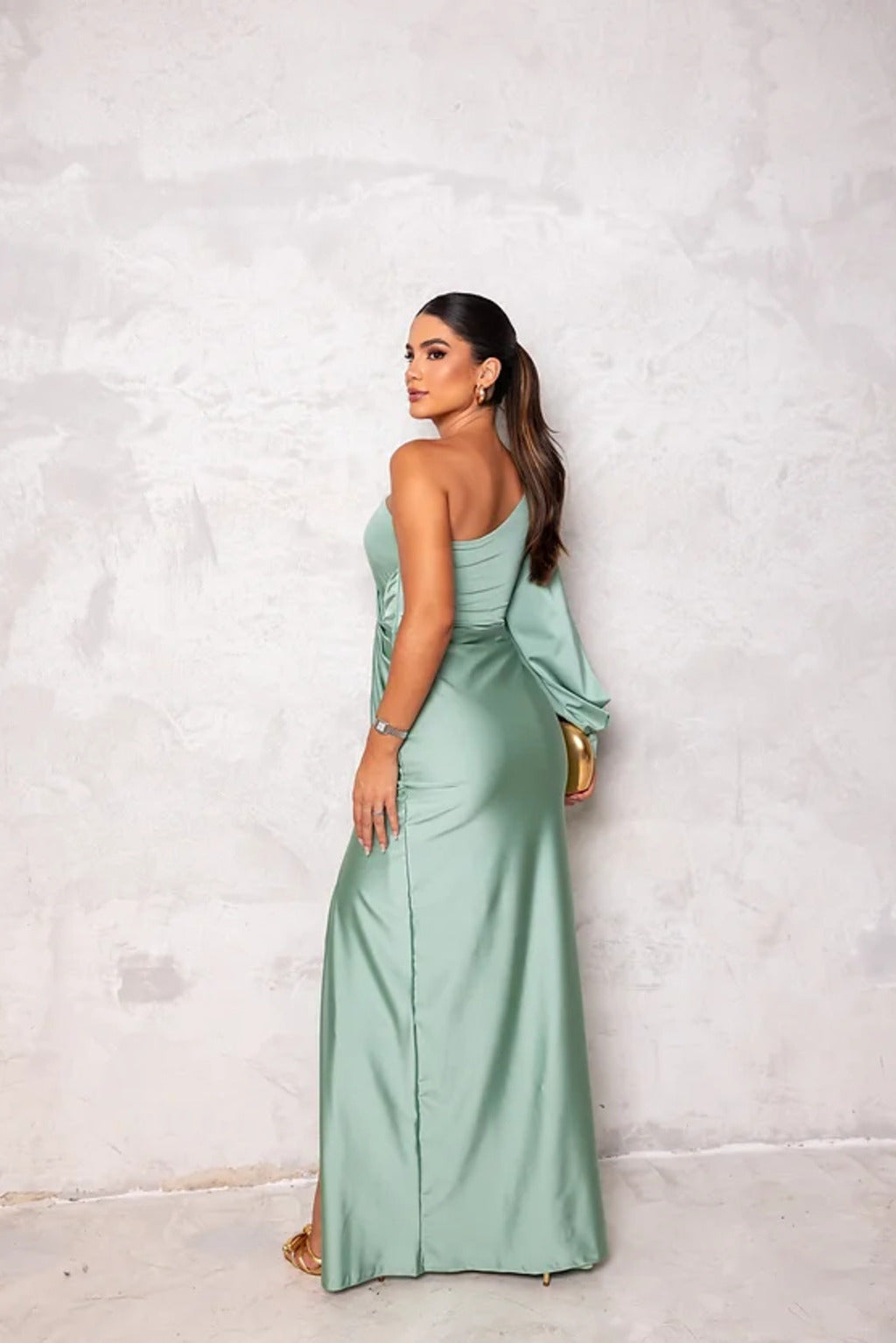 Becca - Elegancka długa sukienka maxi