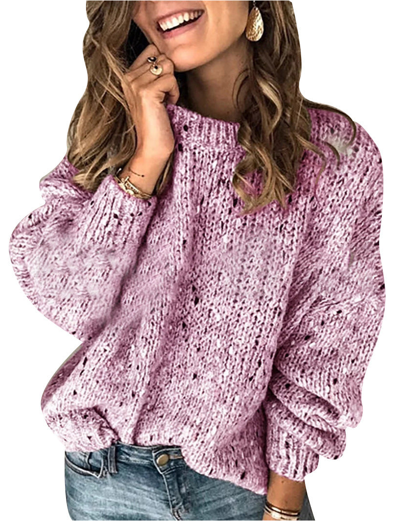 Ayla - Retro Solid Color Sweater