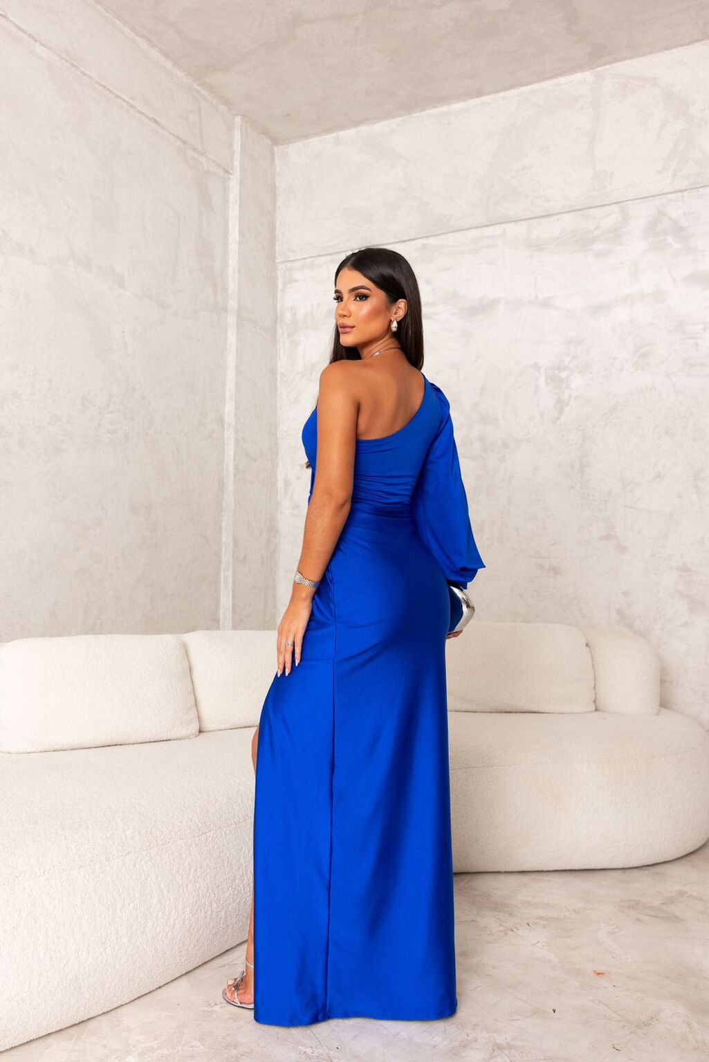 Becca - Elegancka długa sukienka maxi