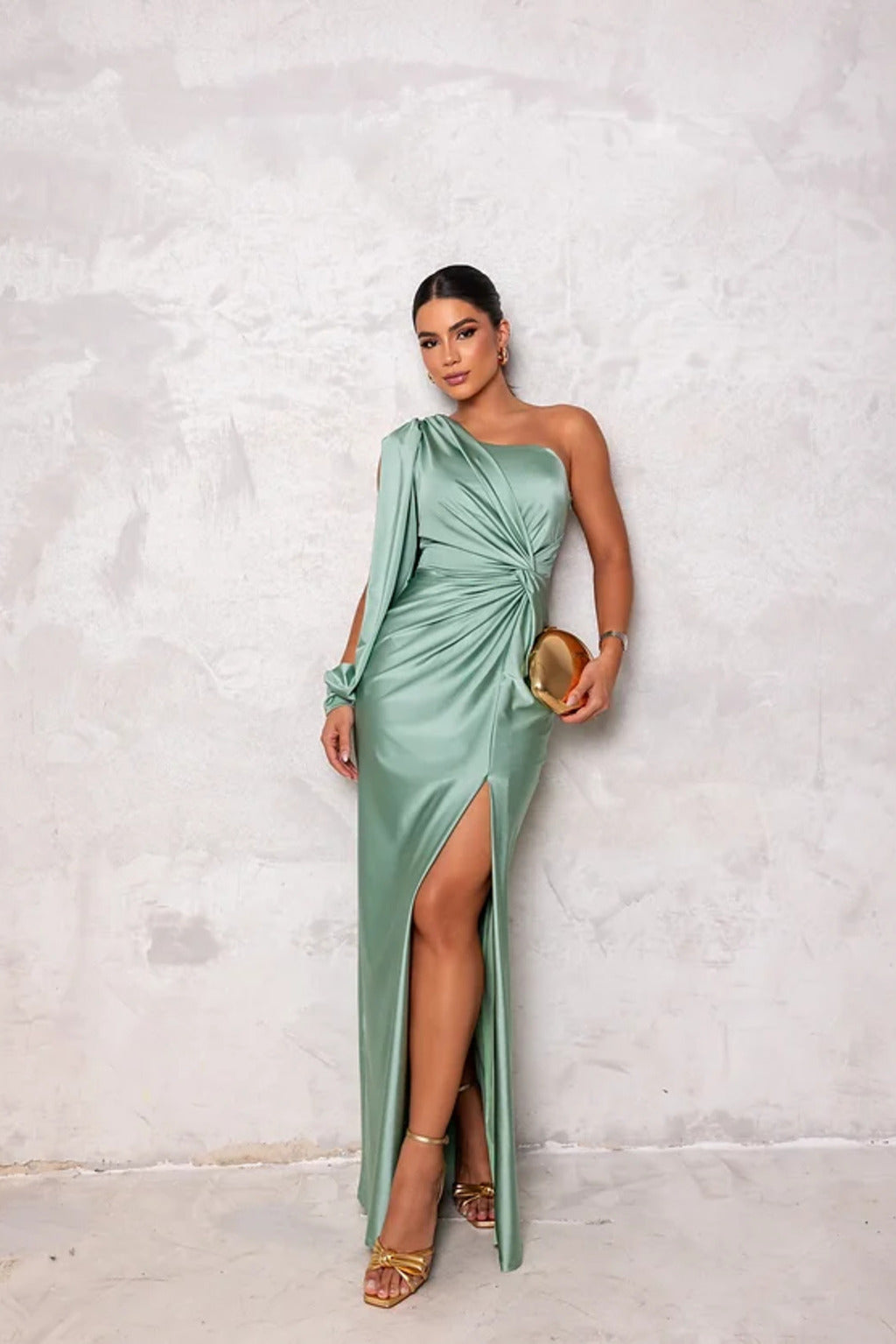 Becca - Elegancka długa sukienka maxi