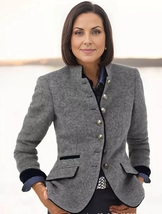Mariska – Zimowy płaszcz wełniany
