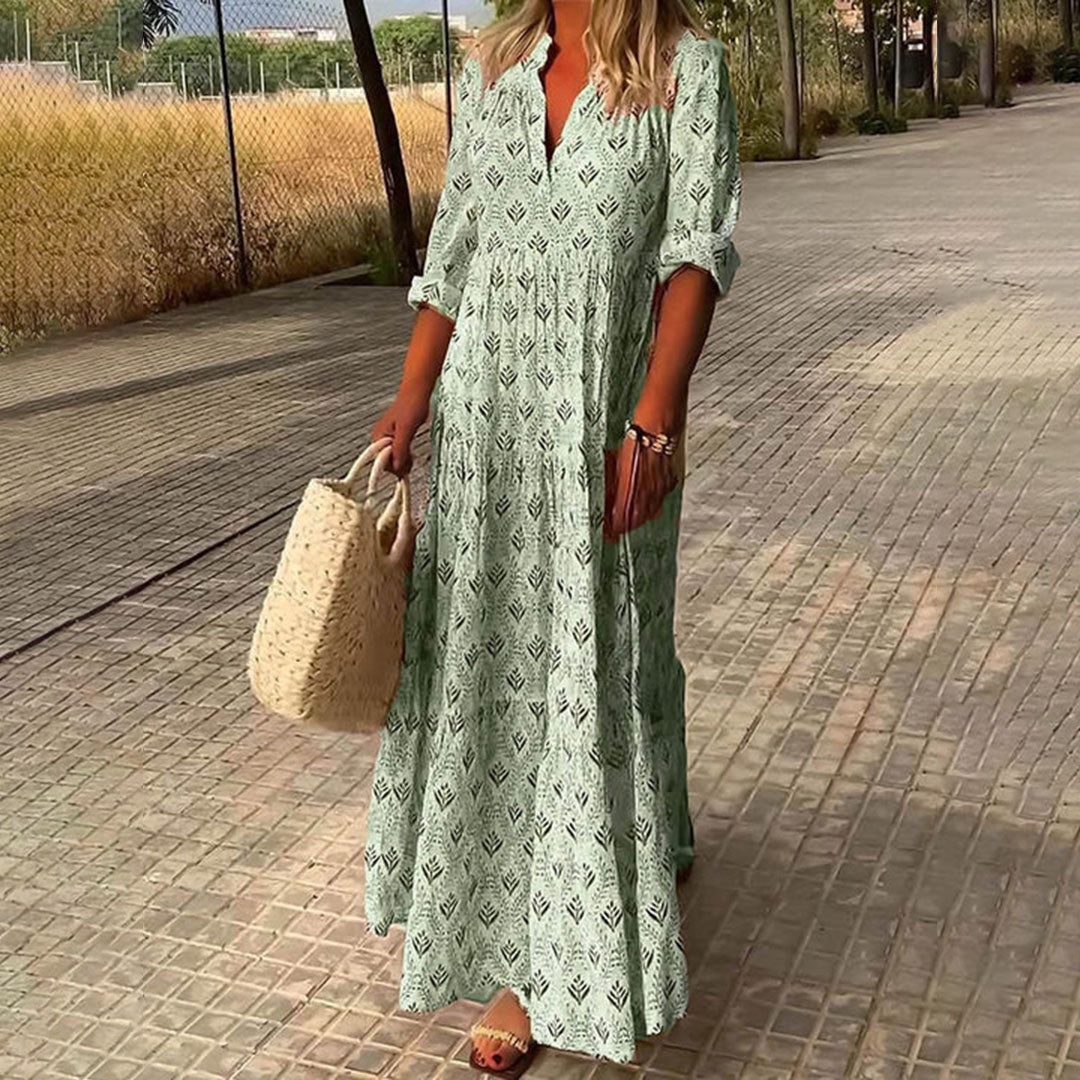 Mia - Sukienka maxi w stylu bohemy