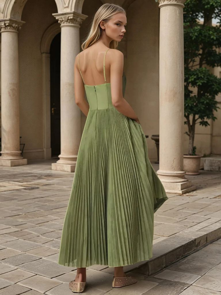 Zoe - Elegancka suknia wieczorowa z odkrytymi plecami i bez rękawów