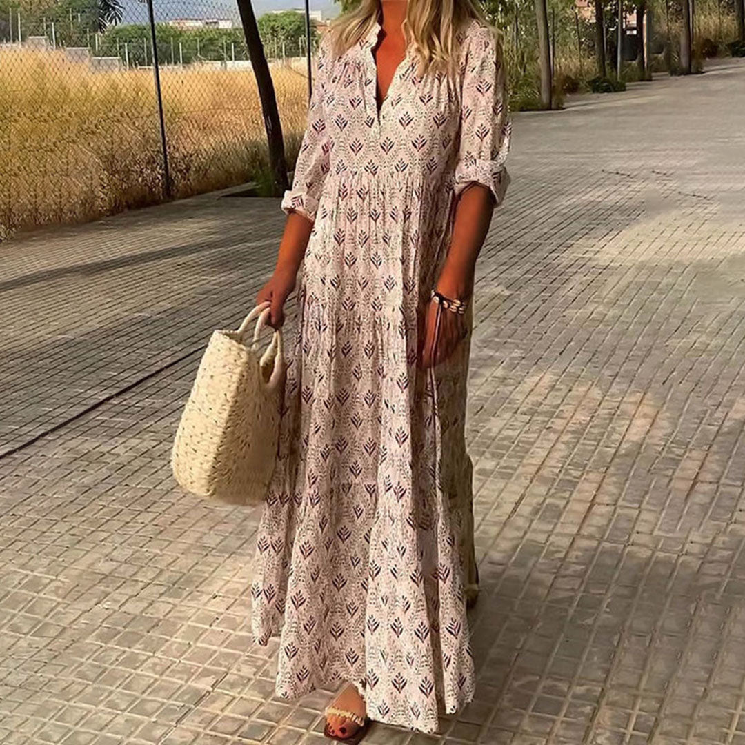 Mia - Sukienka maxi w stylu bohemy