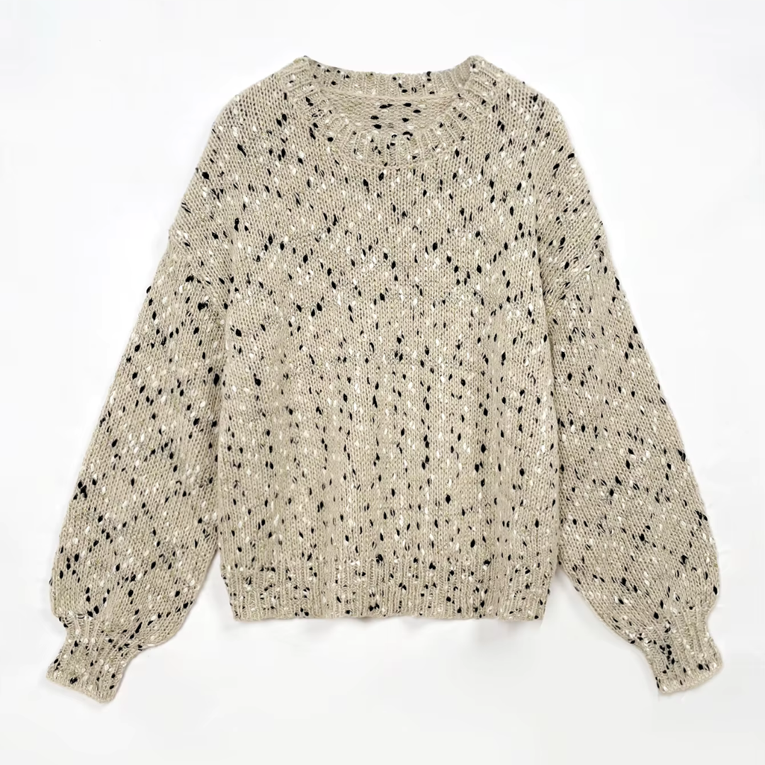 Ayla - Retro Solid Color Sweater