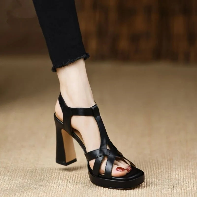 Sarah - Wygodne klasyczne buty na wysokim obcasie