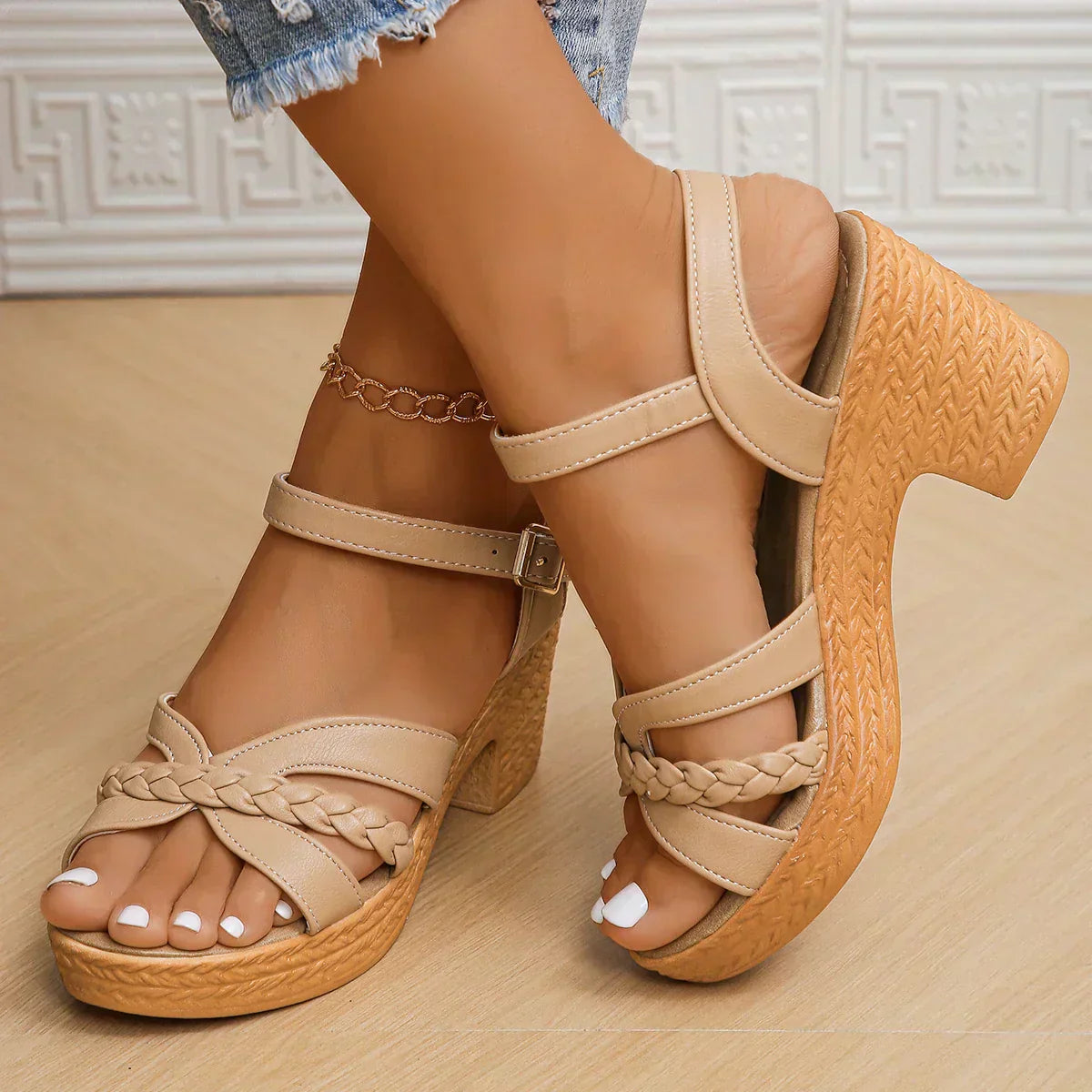 Avoralis™| Orthopedic Mid Heel Sandals