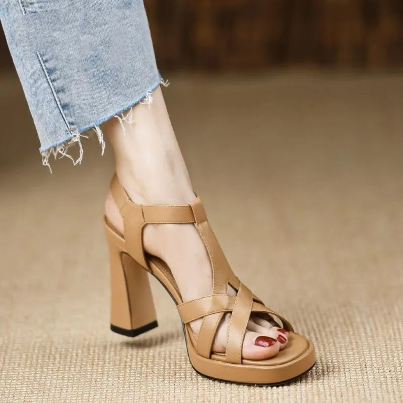 Sarah - Wygodne klasyczne buty na wysokim obcasie