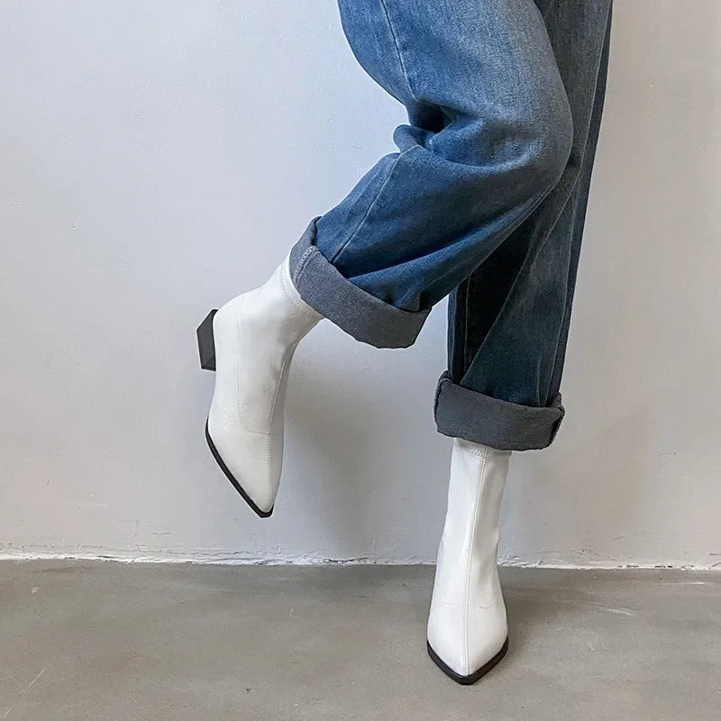 Buty z szerokim czubkiem