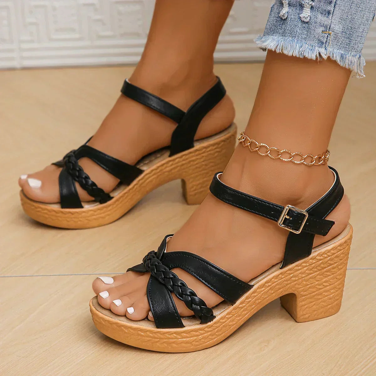 Avoralis™| Orthopedic Mid Heel Sandals