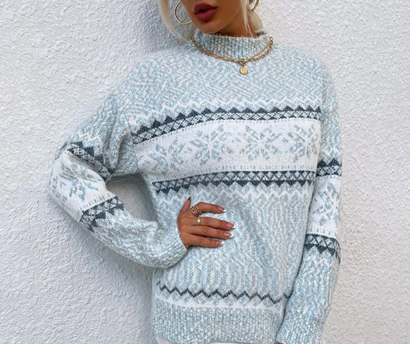Bella - Miękki sweter z golfem