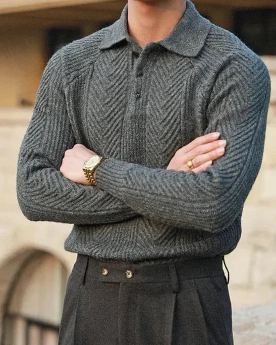Laurent Dzianinowa koszulka polo