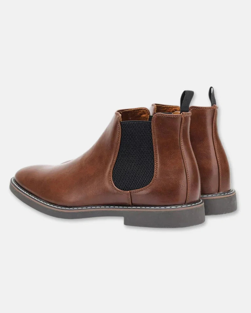 Arthur - Buty retro ze skóry bydlęcej