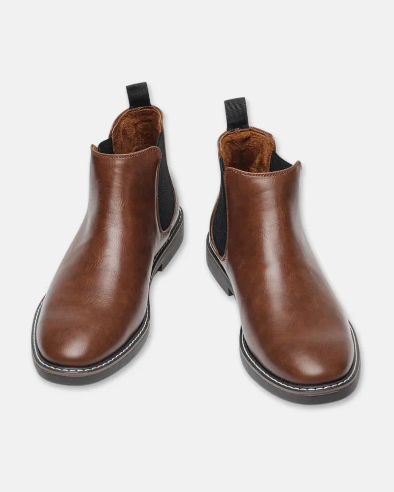 Arthur - Buty retro ze skóry bydlęcej