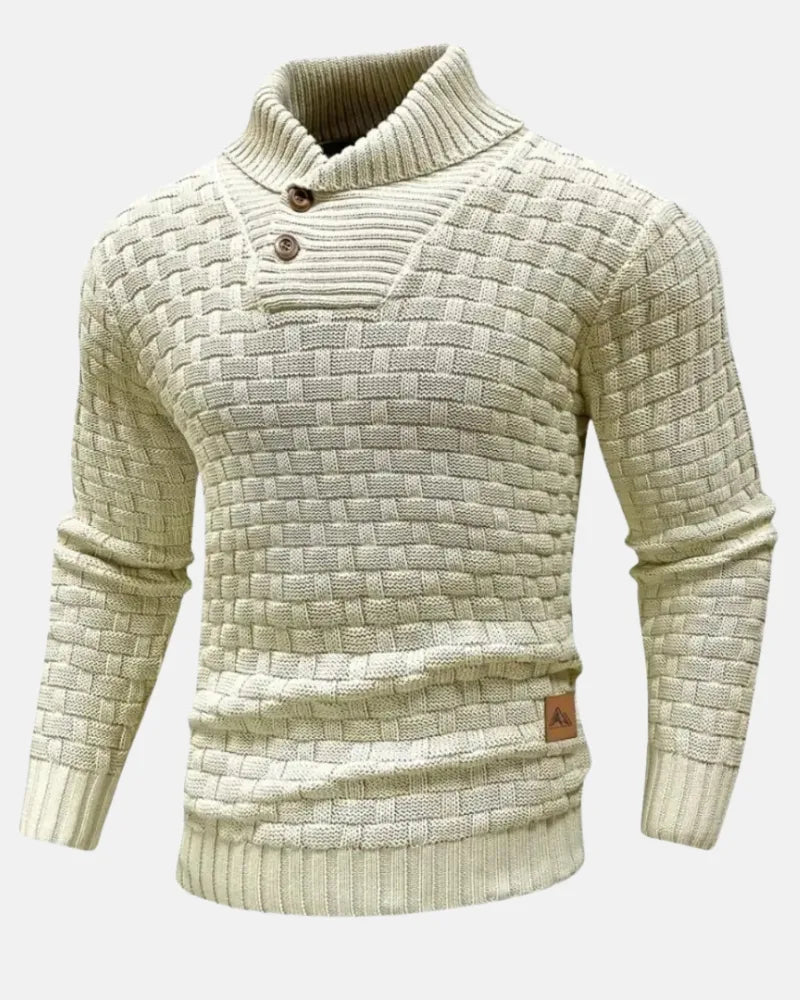Sweter z dzianiny Rivetto