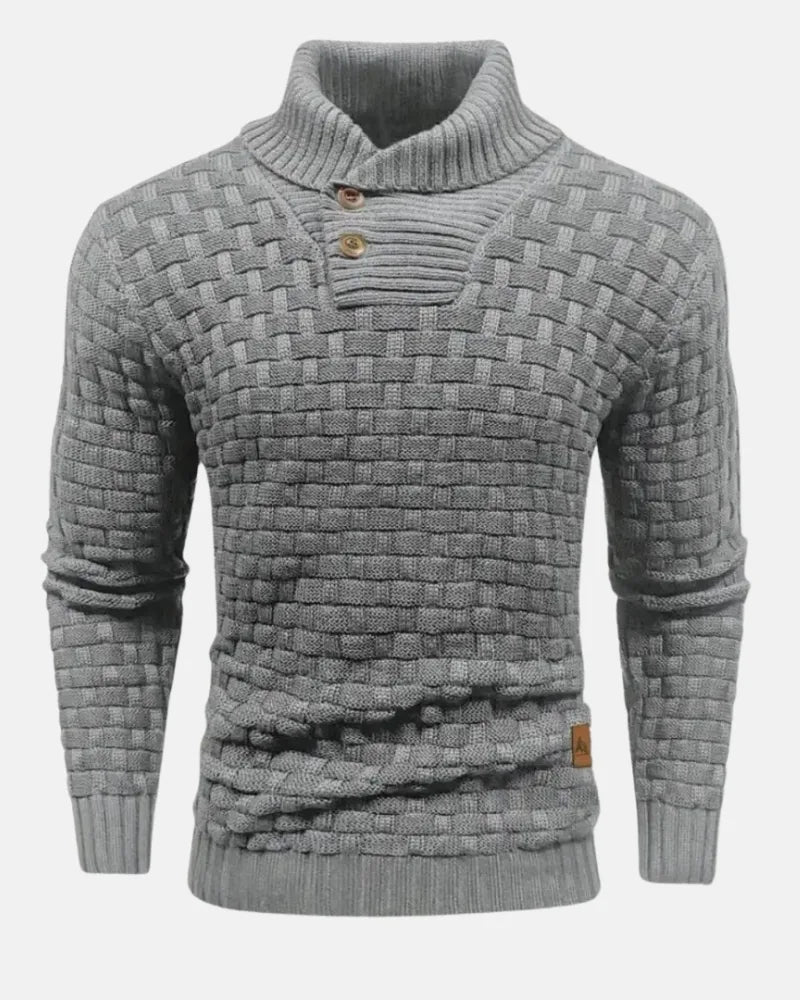 Sweter z dzianiny Rivetto