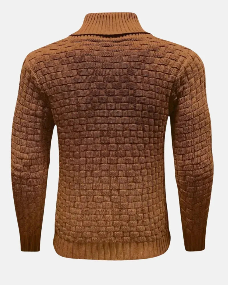 Sweter z dzianiny Rivetto