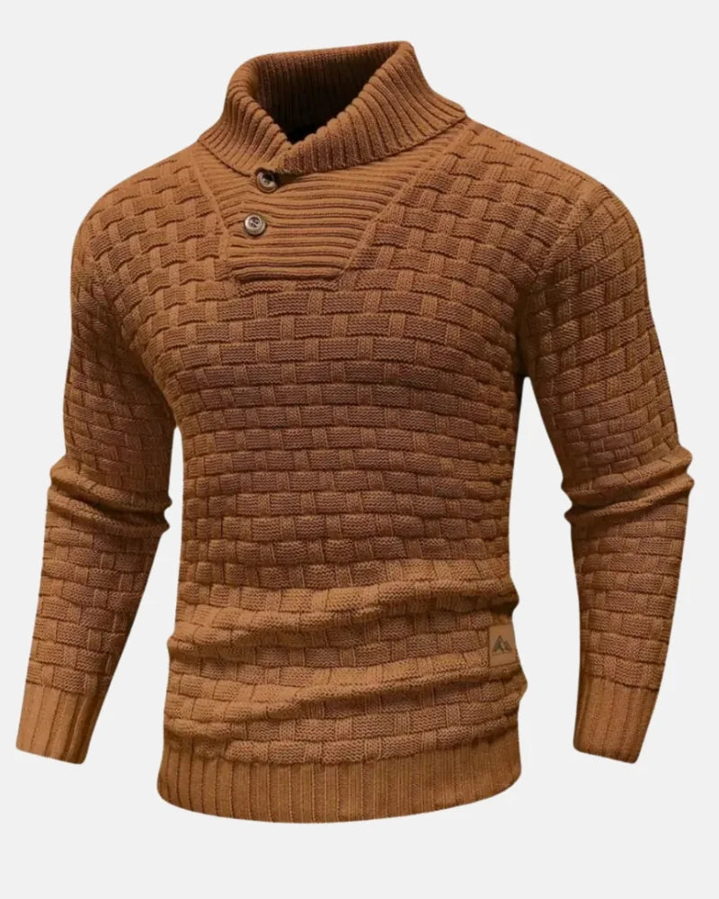 Sweter z dzianiny Rivetto