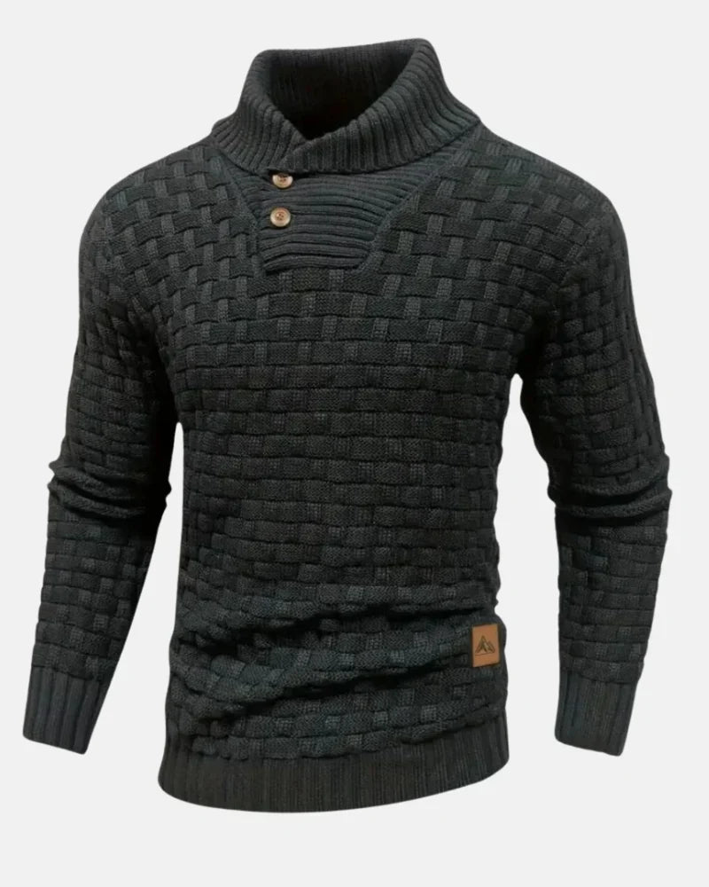 Sweter z dzianiny Rivetto