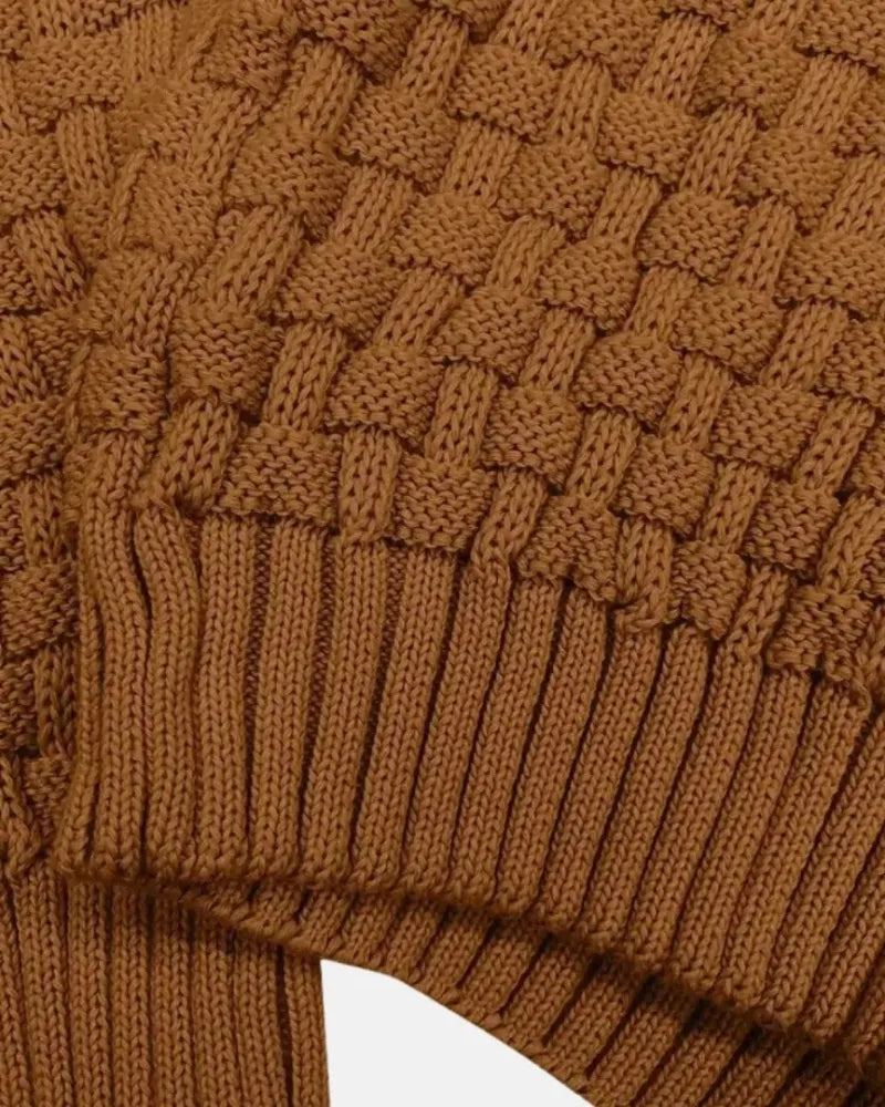 Sweter z dzianiny Rivetto