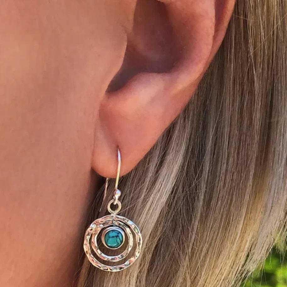 Cecily - Kolczyki Boho Saturn
