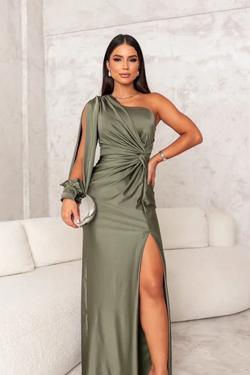 Becca - Elegancka długa sukienka maxi