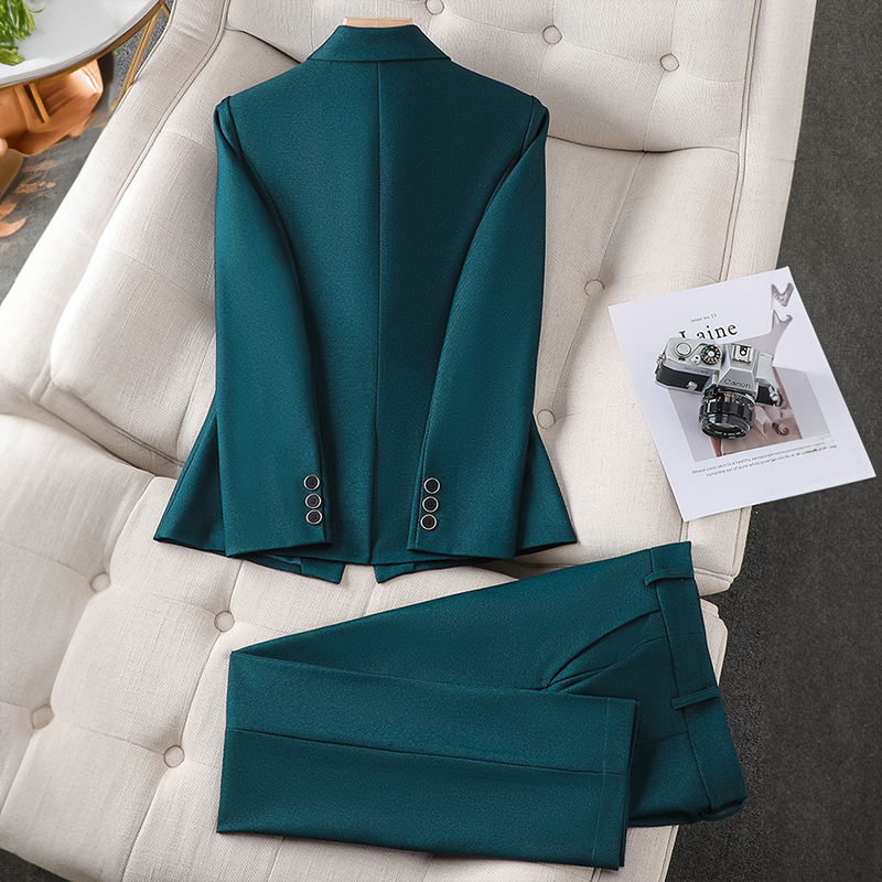 Rue - Plain Blazer and Pants Set