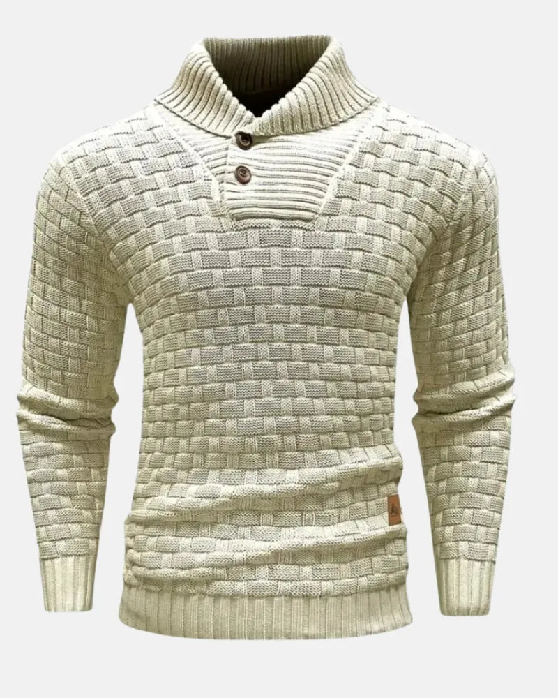 Sweter z dzianiny Rivetto