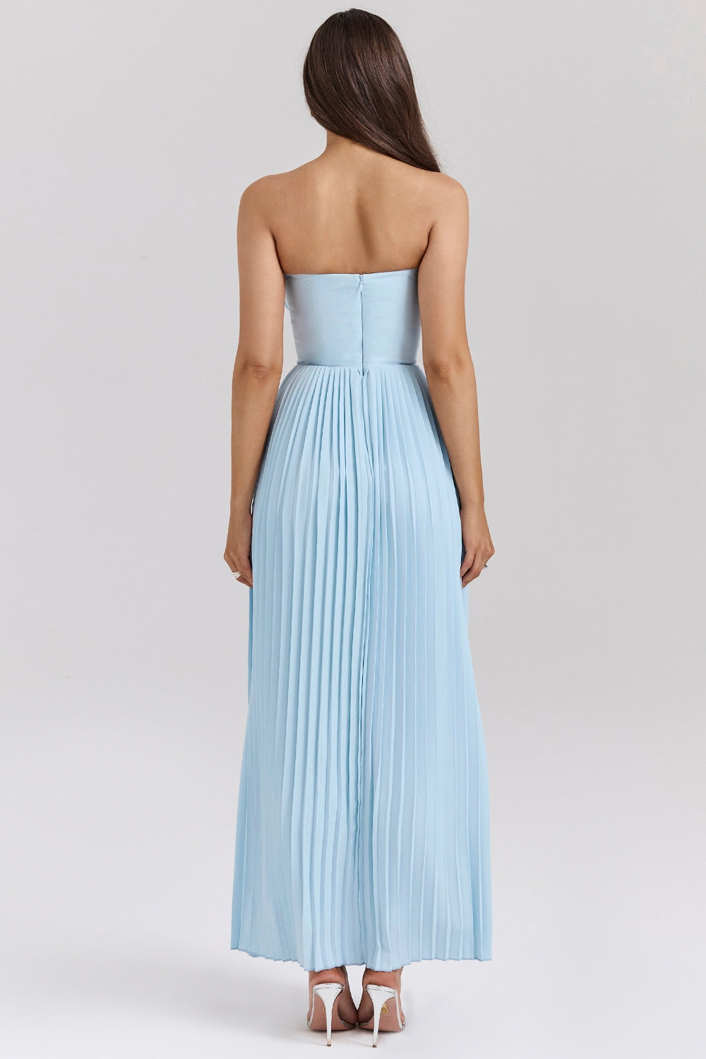 Natalie - Sukienka maxi w stylu gorsetu