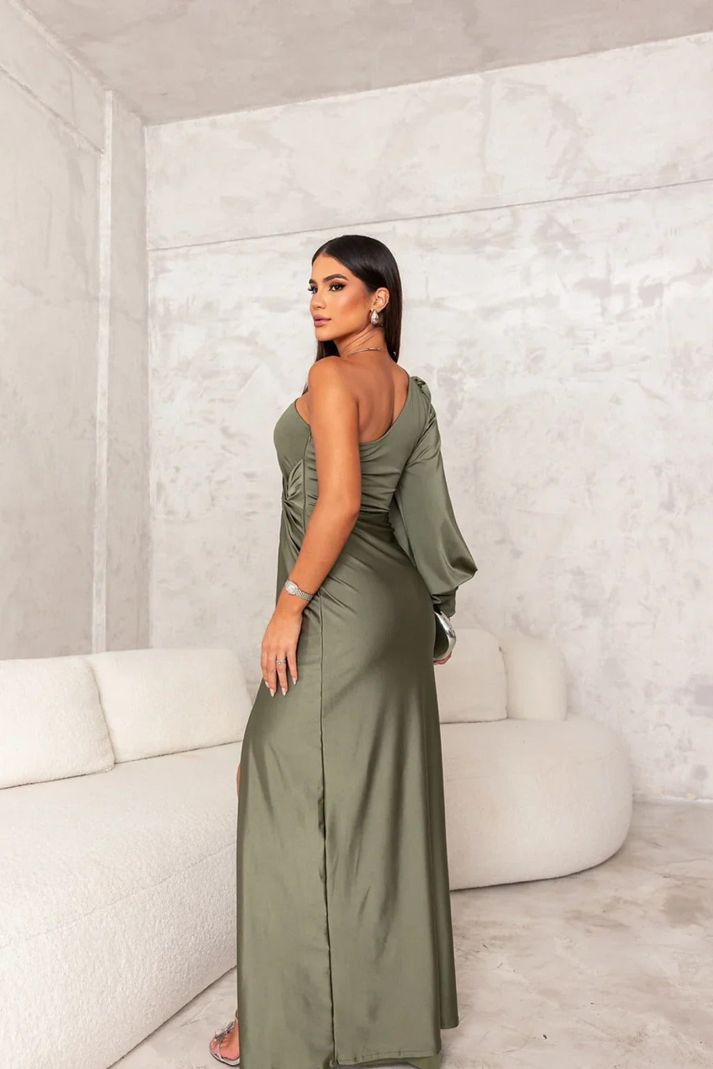Becca - Elegancka długa sukienka maxi