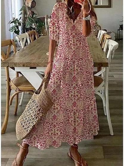 Diana -  Sukienka maxi w stylu bohemy