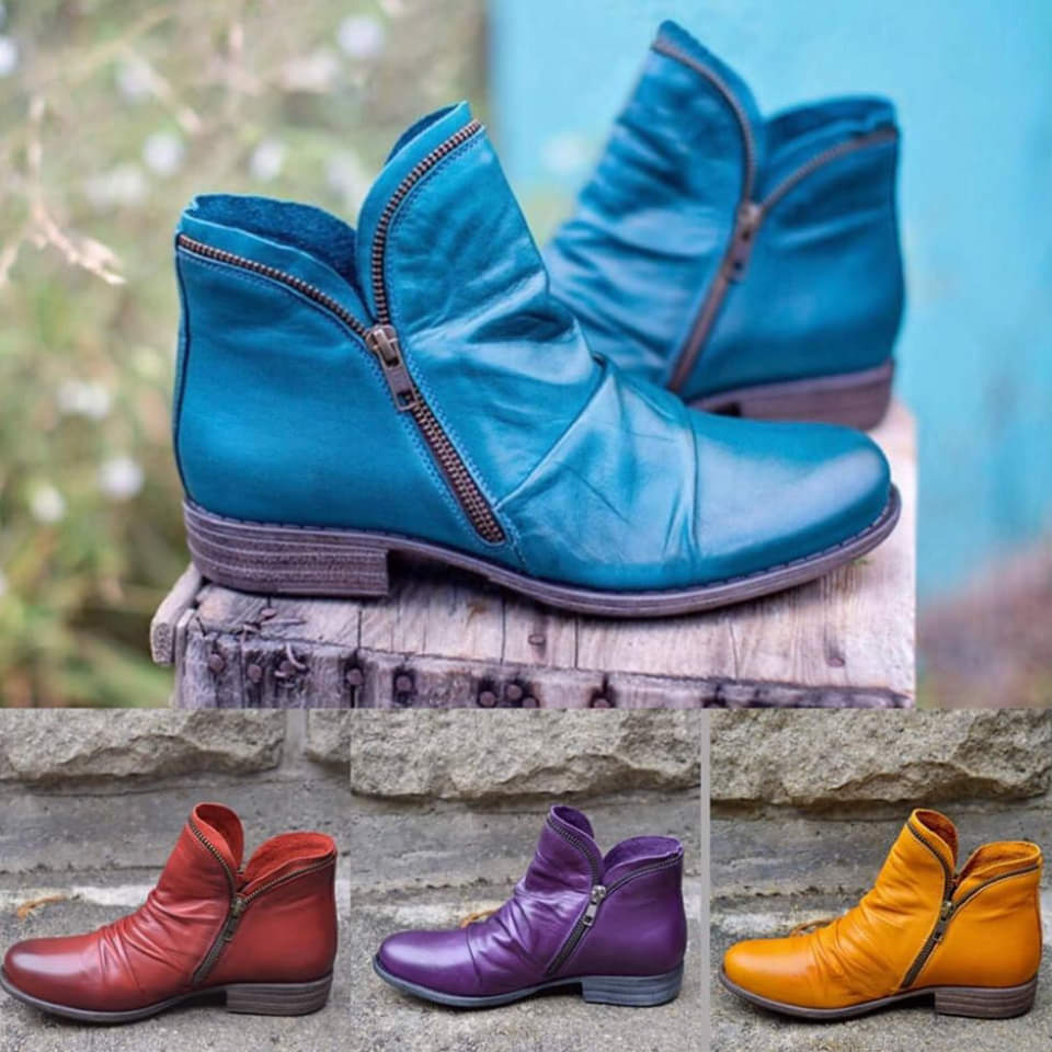 Buty codzienne zapinane na zamek
